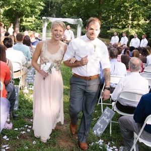 Pink Bridesmaid Dress - SMALL